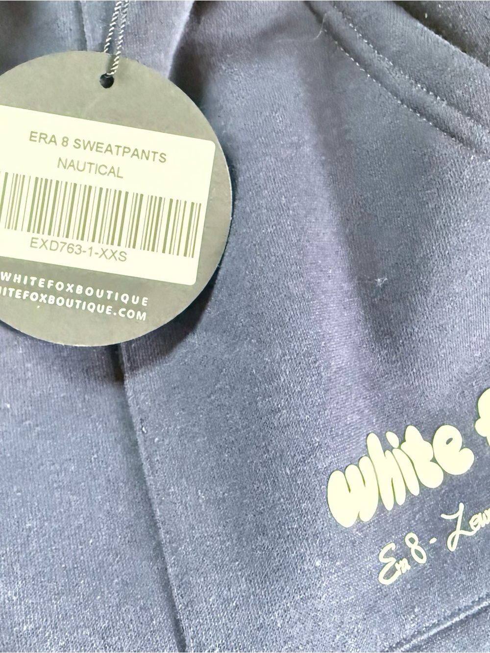 WHITE FOX ERA 8 HOODIE AND JOGGER SET NWT NAUTICAL XS/S - Picture 3 of 3